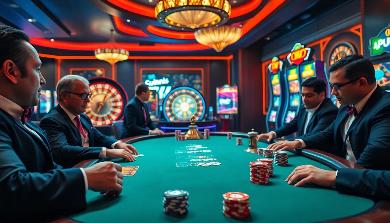 Experience thrilling gameplay with RR 88 at a luxurious poker table.