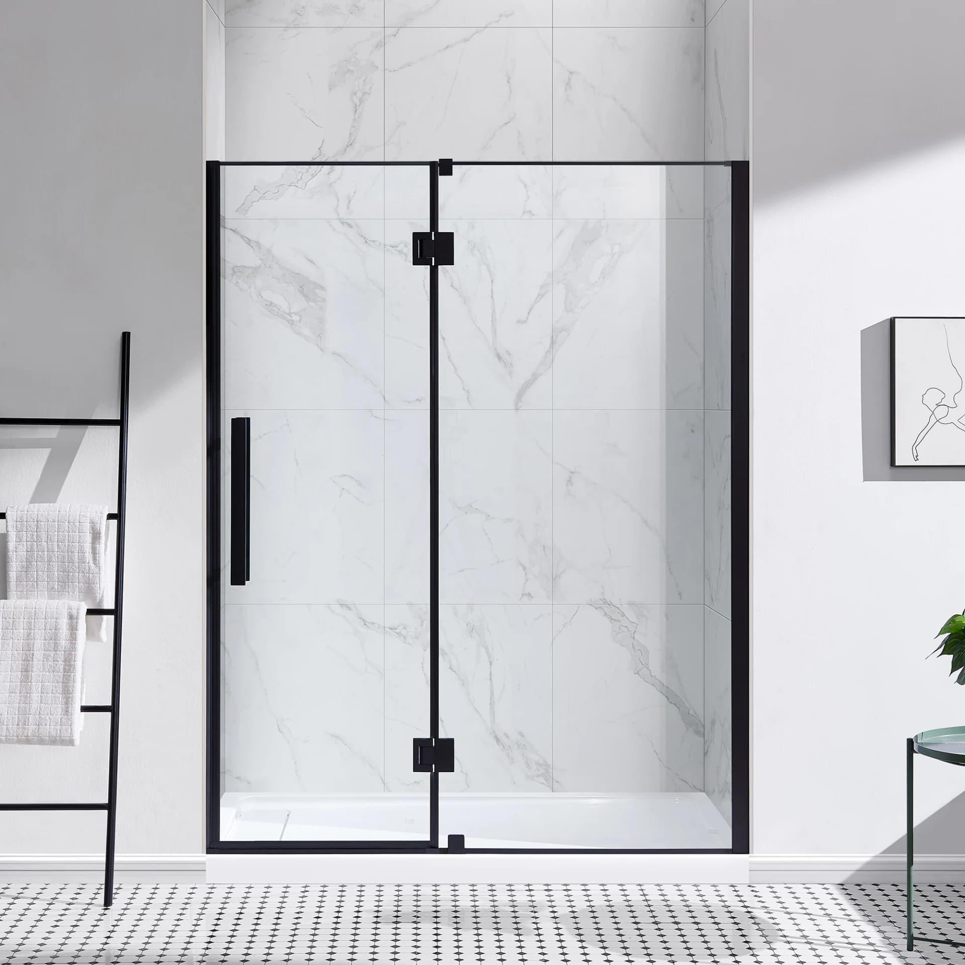 The Timeless Appeal of a Shower Door Black Frame