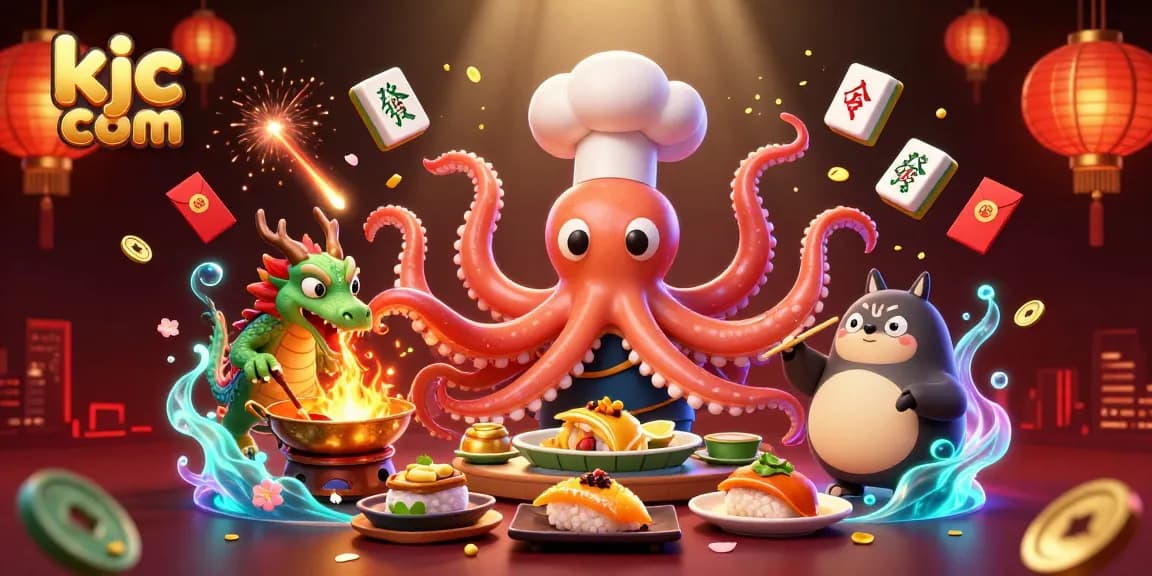 Experience thrilling moments at KJC com with vibrant casino-themed characters and immersive elements.