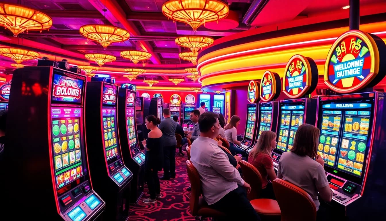 Bermain seru dengan bolahiu slot di mesin slot yang cerah dan mengundang