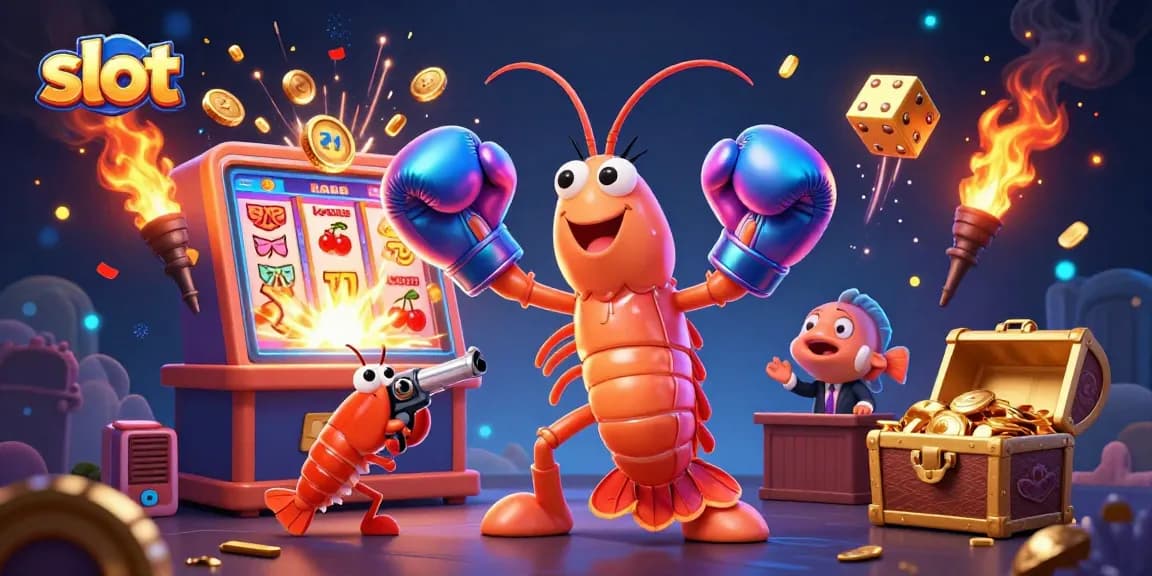 Engage with vibrant slot action featuring a mantis shrimp and epic winnings.