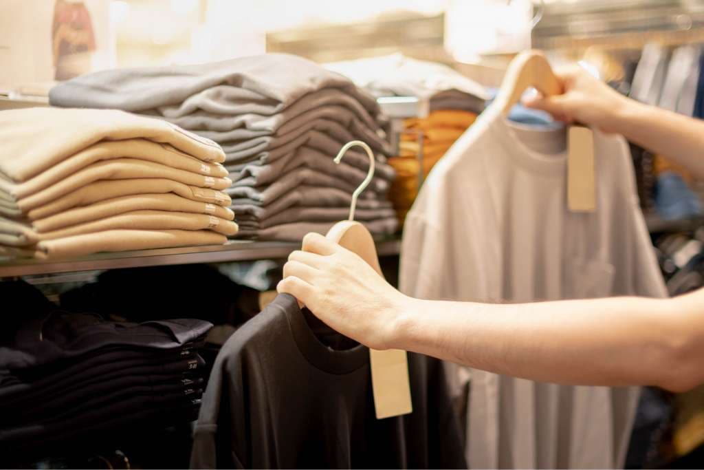 Uni katoen stof voor mode, interieur en hobby