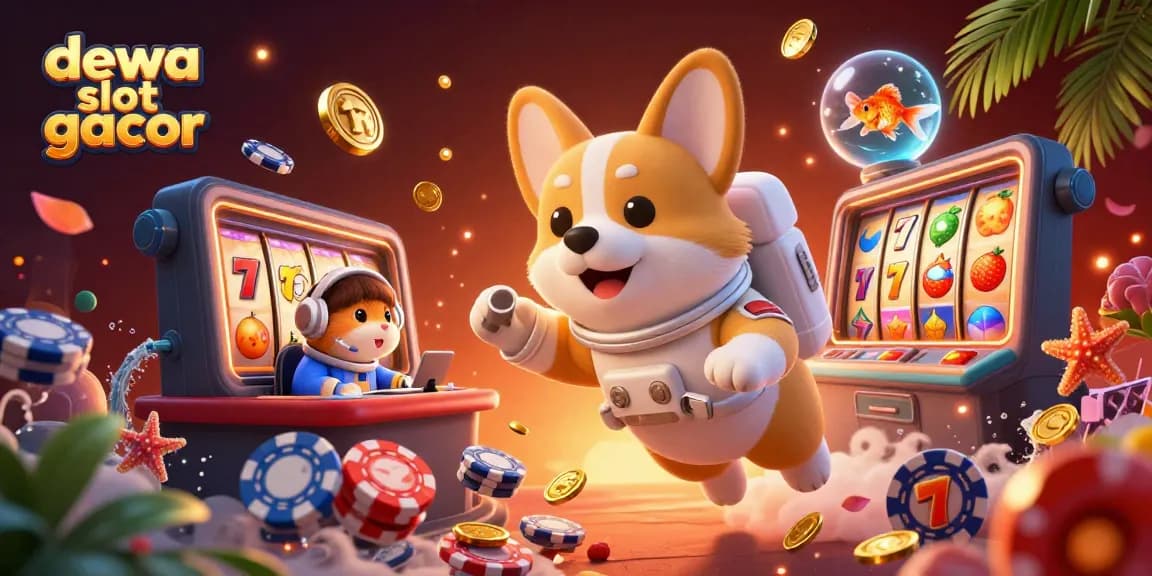 Bergabunglah dengan dewa slot gacor dalam pengalaman mendebarkan bermain di kasino digital luar angkasa, dikelilingi oleh simbol slot yang anggun.