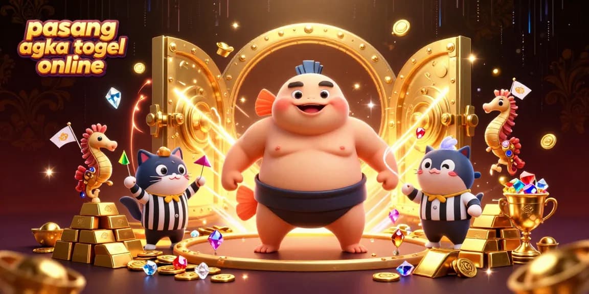 Engage in pasang angka togel online with vibrant casino characters, treasures, and dynamic elements.