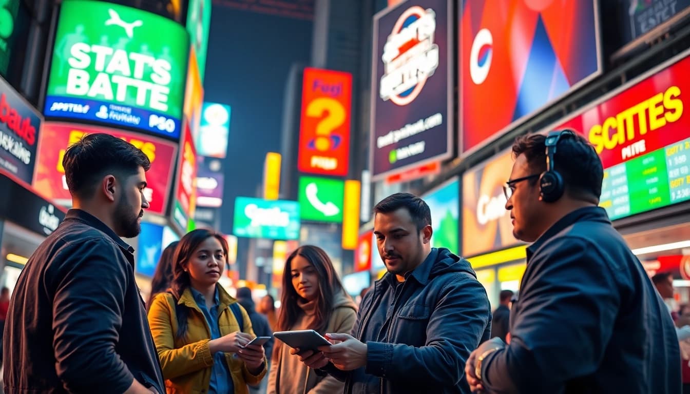 Explore the best sports betting sites in India showcasing vibrant urban betting atmosphere.
