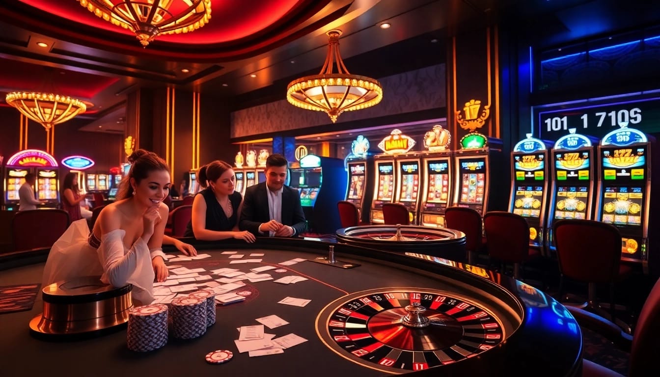 Experience thrilling gameplay at idn slot 777 with vibrant slot machines and exciting casino atmosphere.