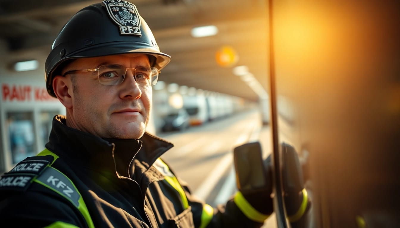 Gutachten Auto Aachen: KFZ-Gutachter inspiziert Fahrzeug zur Erstellung eines Gutachtens.