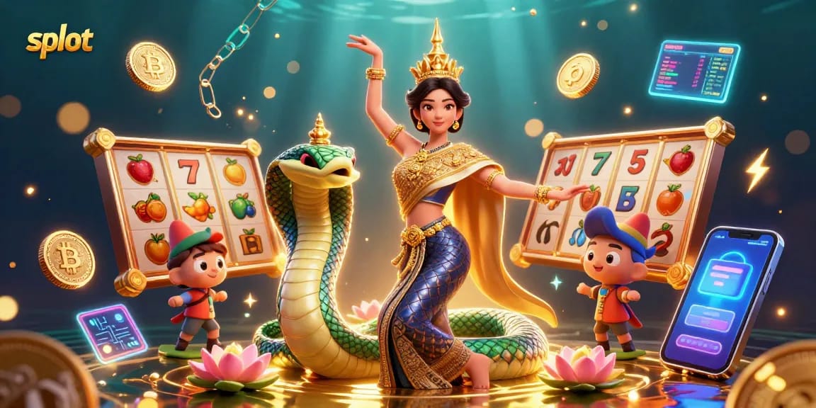 Spin the exciting slot reels with high RTP at XINSLOT, featuring vibrant characters and immersive casino elements.