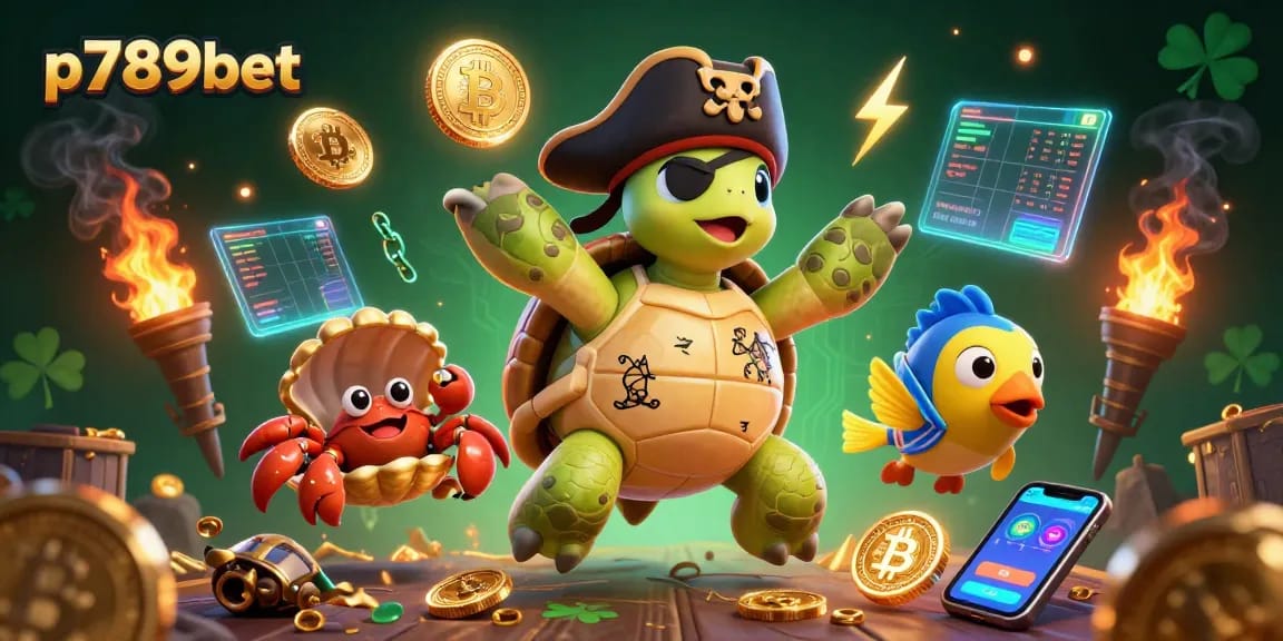 Cược tại 789bet cùng rùa cướp biển và cá biển sống động dưới biển sâu