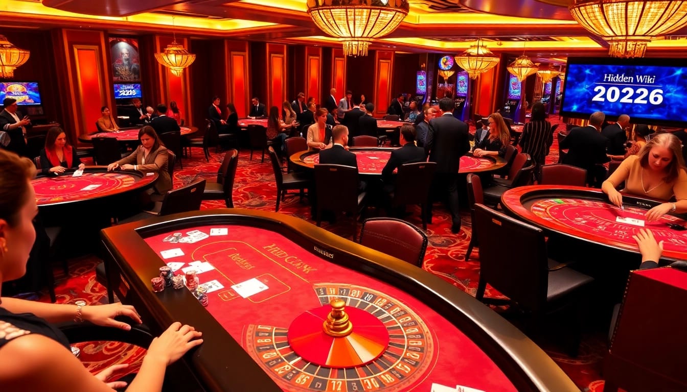 Experience the thrill of gambling at Hidden Wiki 2026 casino with professional tables and excited players.