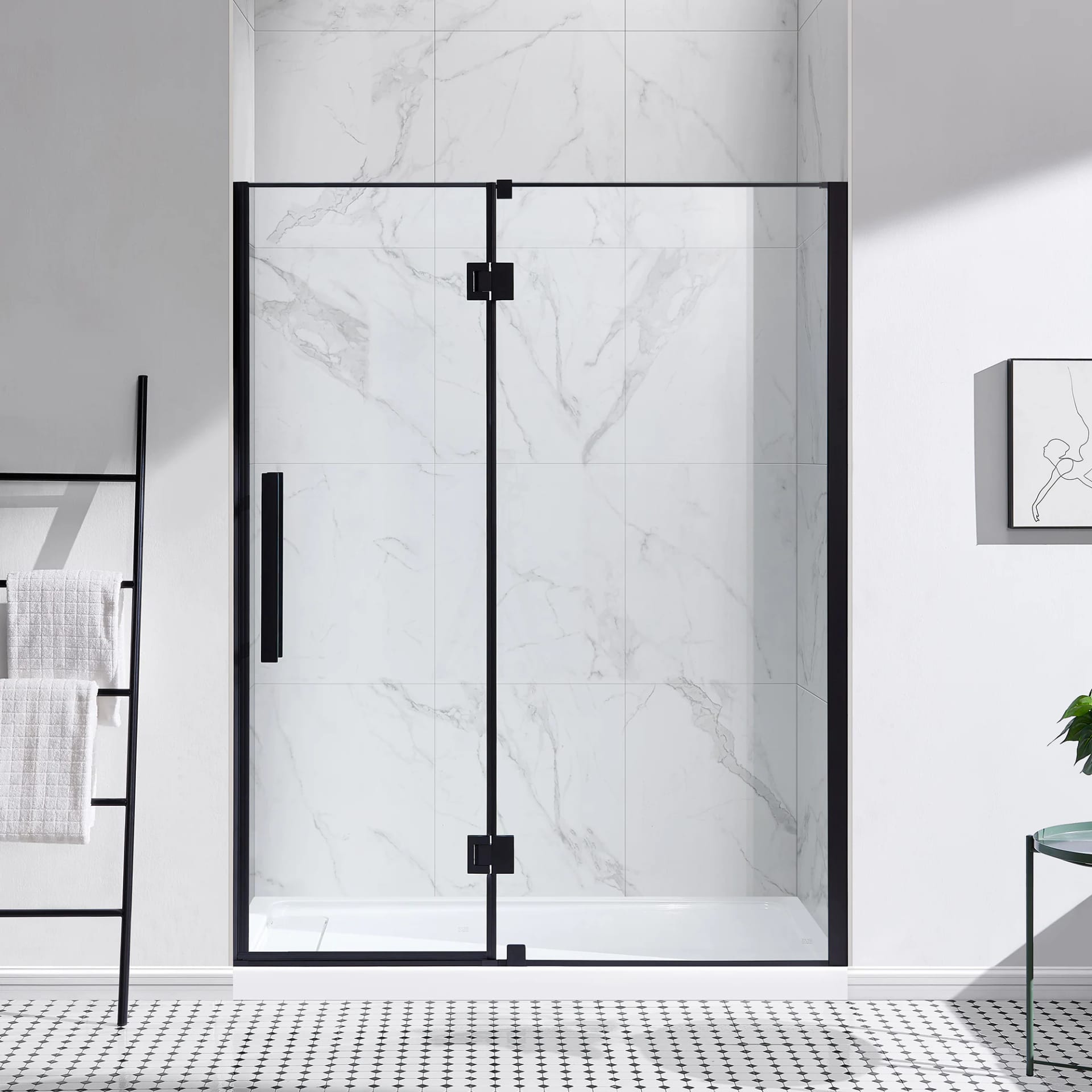 The Timeless Appeal of a Shower Door Black Frame