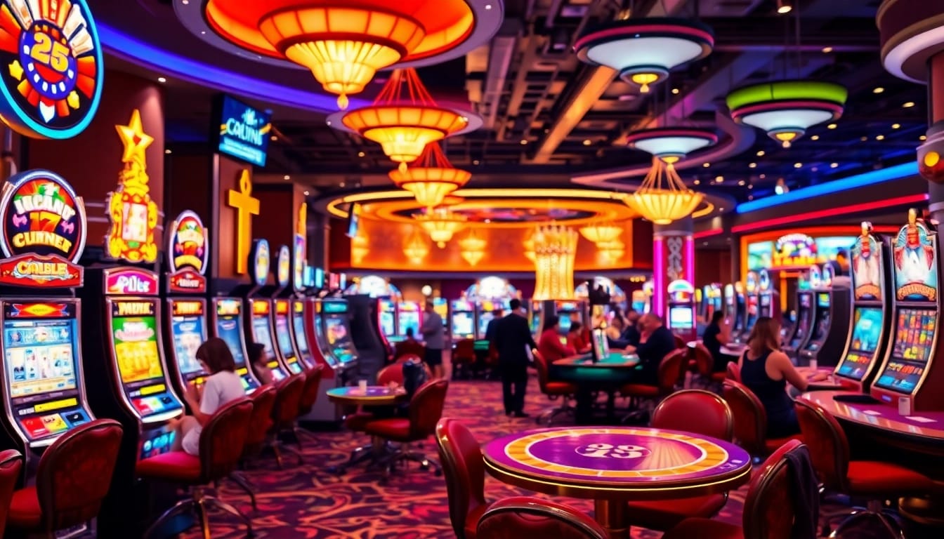 Engage with link gacor in a lively casino environment filled with energy and color.