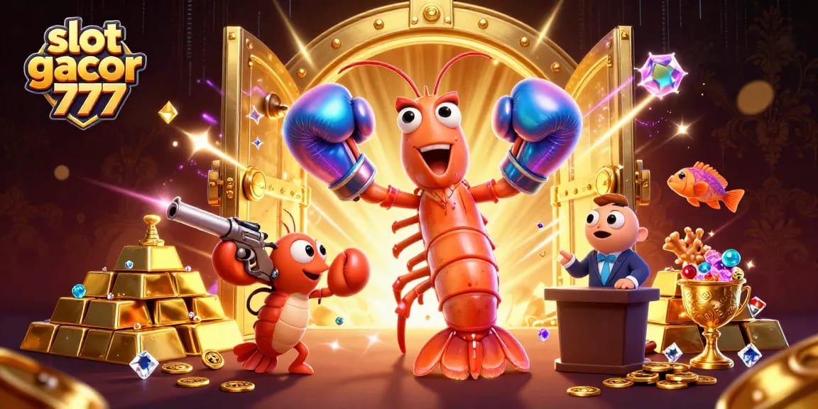Menangkan slot gacor 777 dengan ilustrasi 3D penuh harta karun dan fitur judi yang menarik.