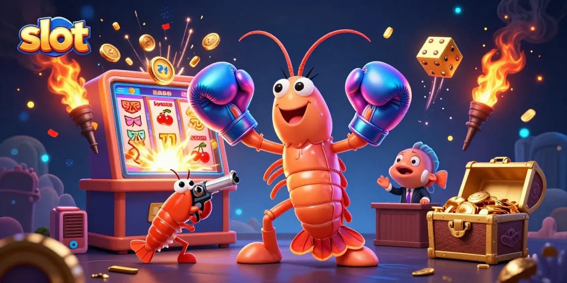 Engage with vibrant slot action featuring a mantis shrimp and epic winnings.
