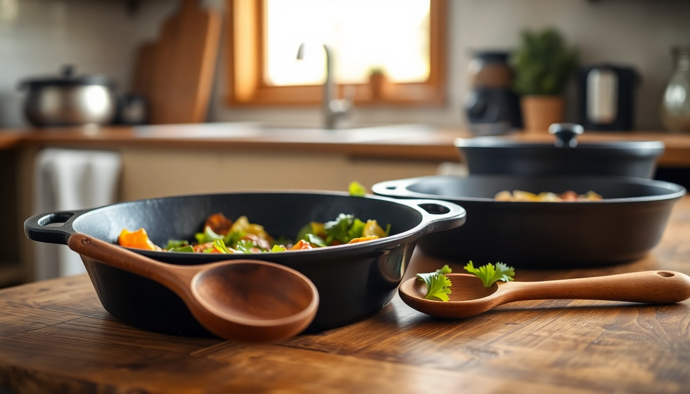 Cook with quality cast iron cookware NZ for a delicious meal of sautéed vegetables.