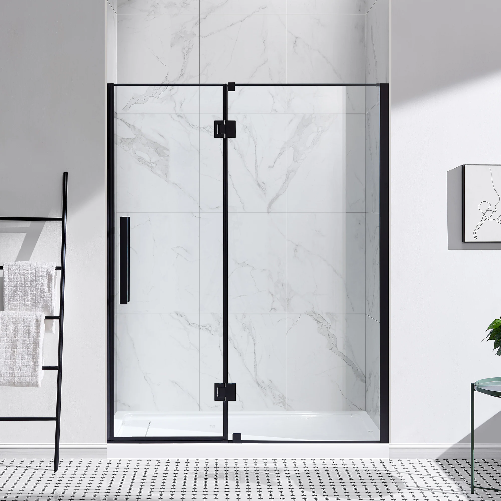 The Timeless Appeal of a Shower Door Black Frame