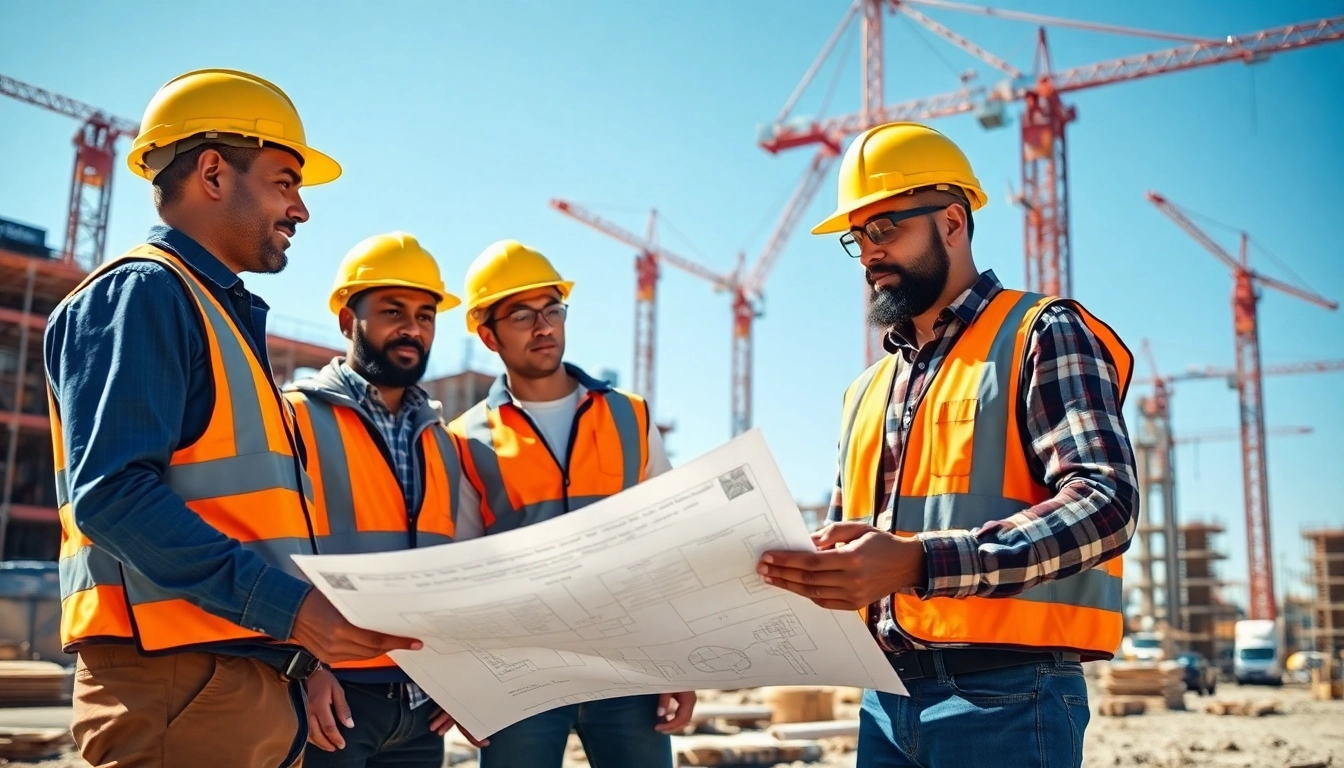 Promoting construction workforce development through active training at a construction site.