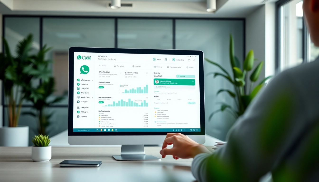 Understand What is a CRM for WhatsApp with a visual representation of a user-friendly dashboard.