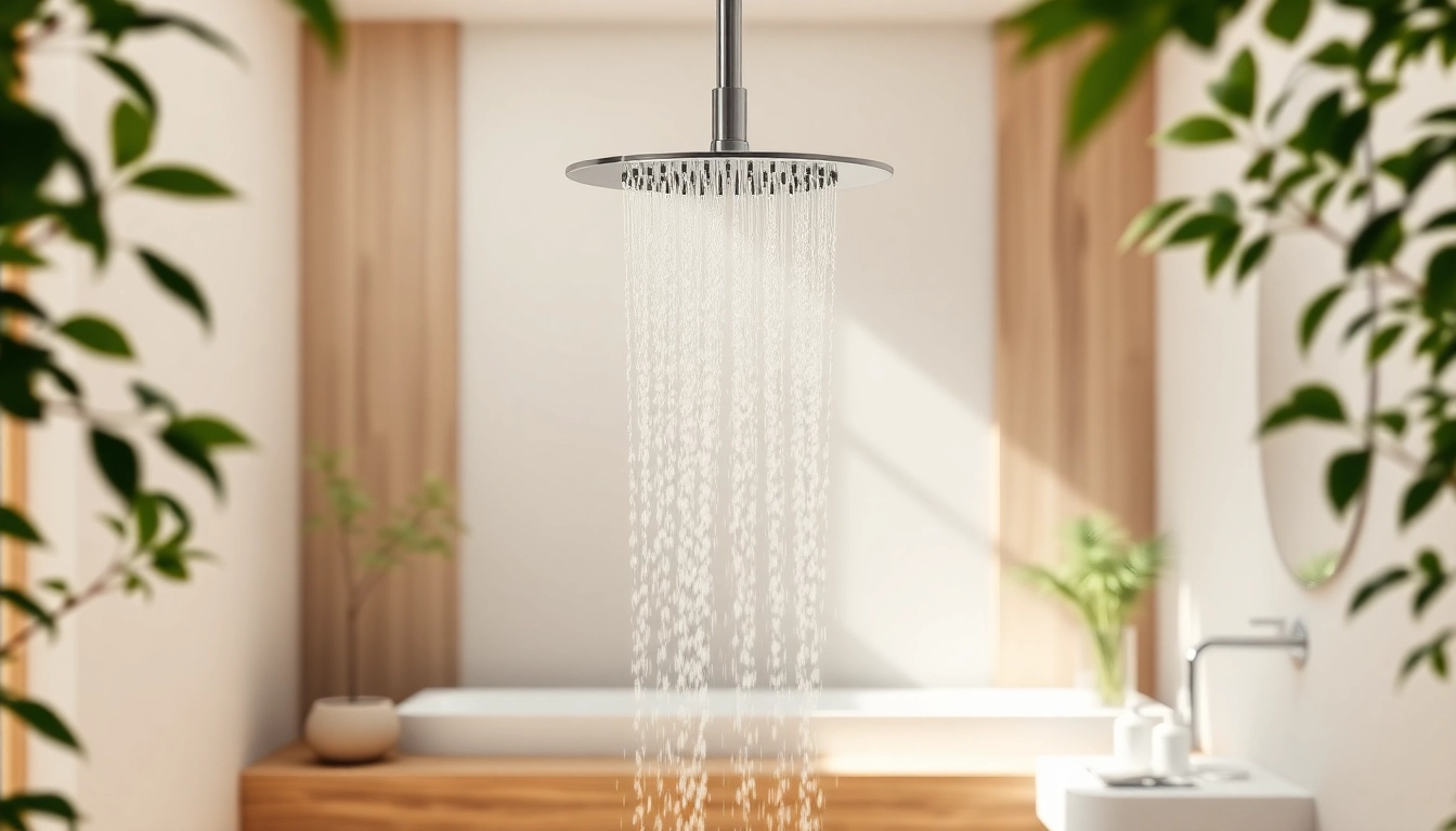 Experience luxurious elegant showers Australia in a stunning, modern bathroom setting.