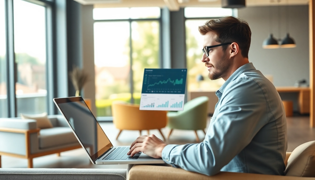 Analyze the whatsapp business api tools while working in a bright, modern office.