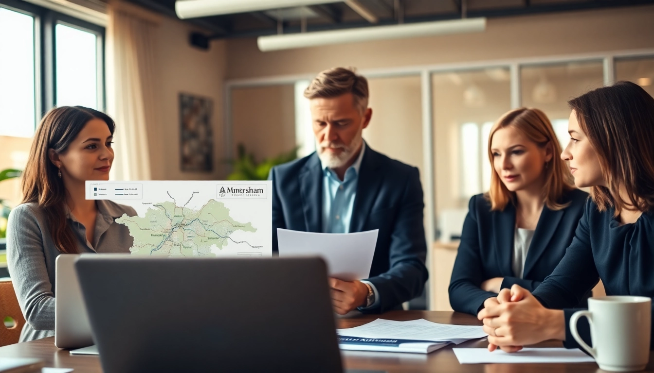 Enhance your understanding of Guaranteed rent in Amersham with property managers collaborating in a modern office environment.