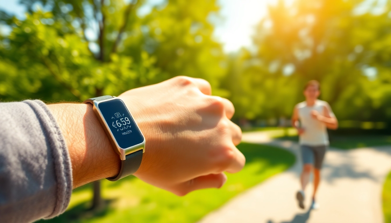 Monitor your health with the stylish Health Ring tracking vital metrics.