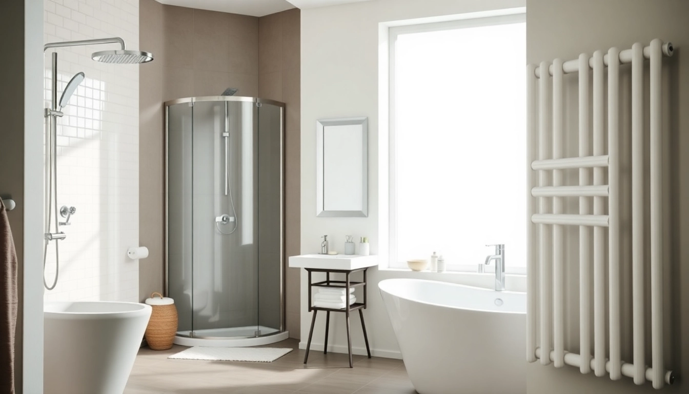 Sonni sanitär bietet elegante Badezimmerprodukte in modernem Design an.