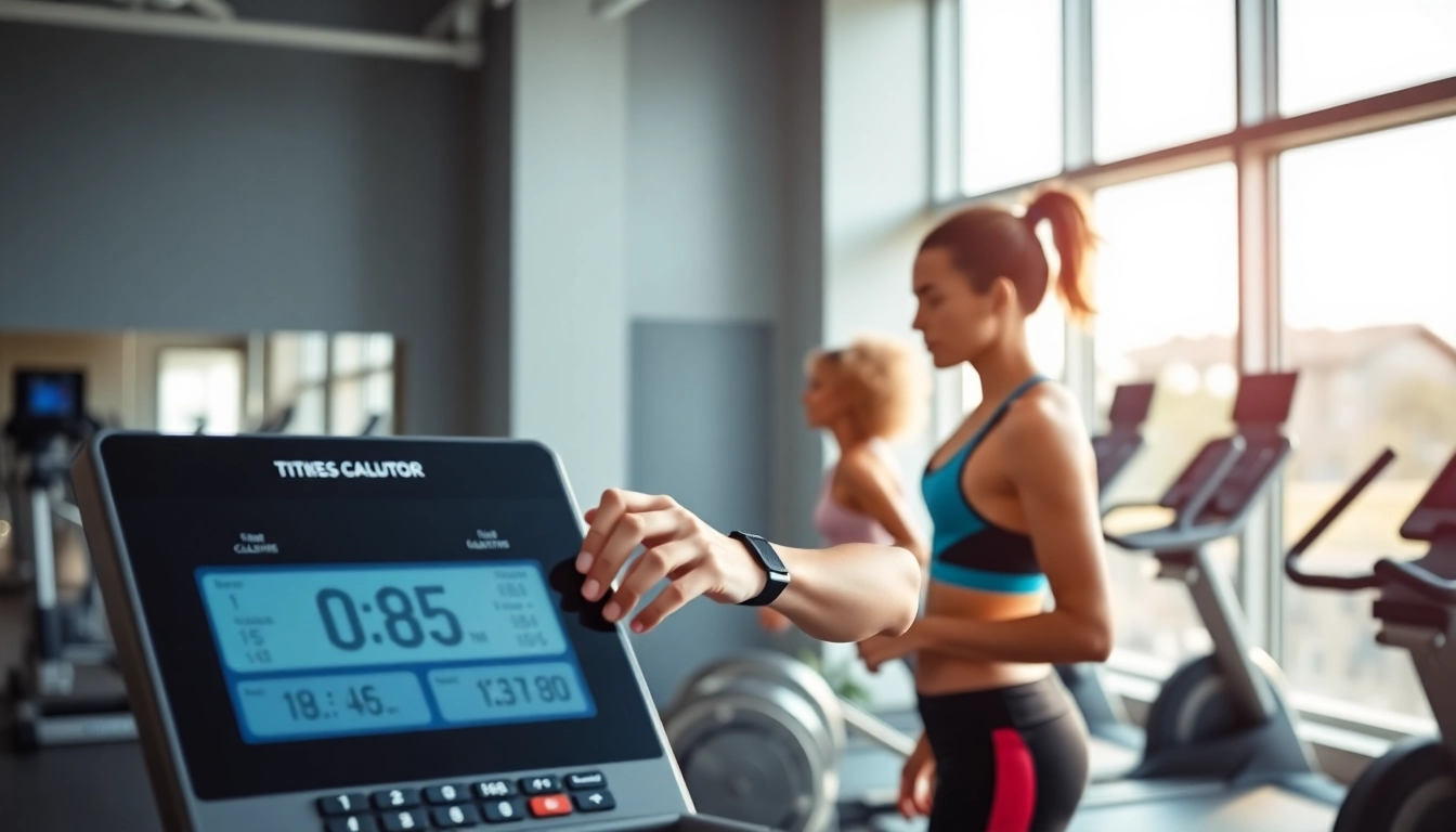 Calculate your Total Daily Energy Expenditure with an innovative tdee calculator in a dynamic fitness environment.