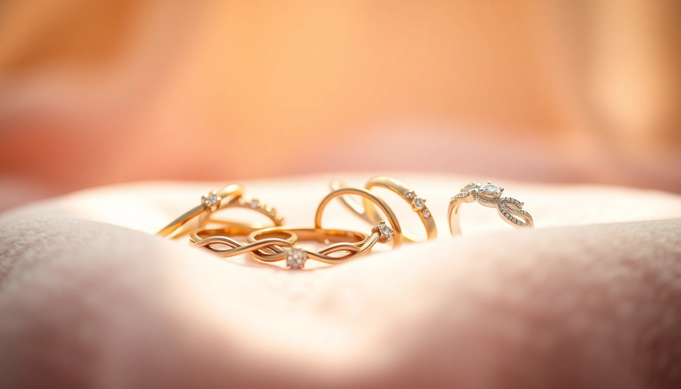 Admire exquisite promise rings showcasing intricate designs and sparkling gemstones.