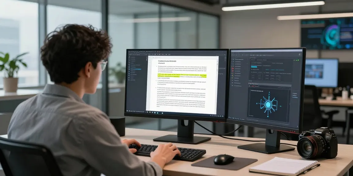 Detect fake receipt using advanced AI technology in a modern workspace