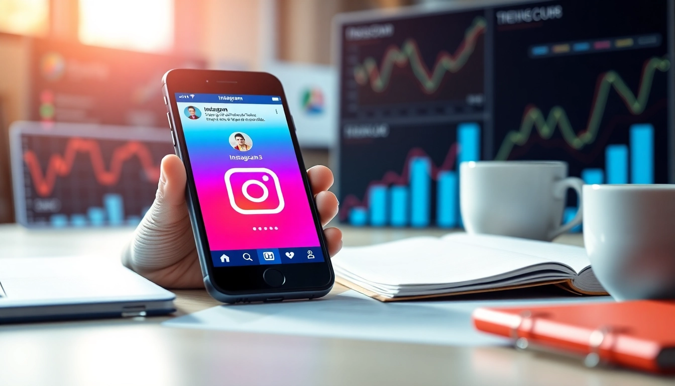 instagram フォロワー 買うに関連するインスタグラムの画面とデジタルマーケティングの要素を表示する画像