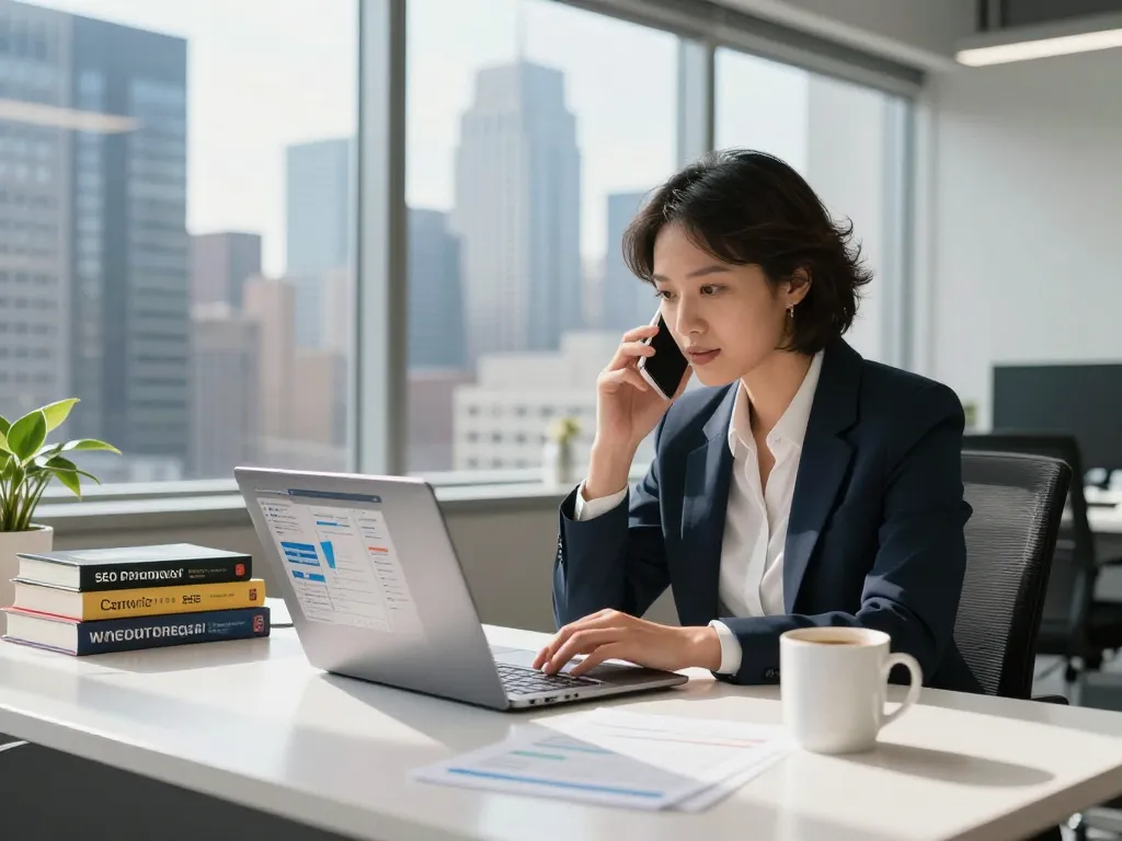 Professional SEO strategist working in NYC office, representing the Best SEO Company NYC.