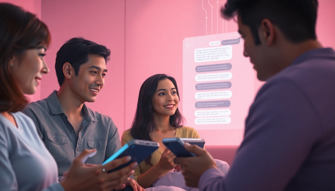 Engaging interaction with sex ai chatbots in a warm, inviting digital environment.