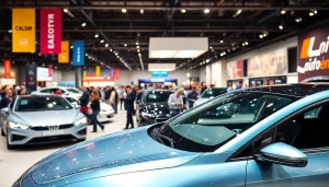 Experience the vibrant atmosphere at the Auto Cars Show featuring the latest car models.