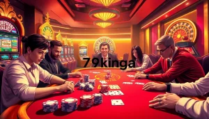 Experience the thrill of winning with 79king hn at a bustling casino table.