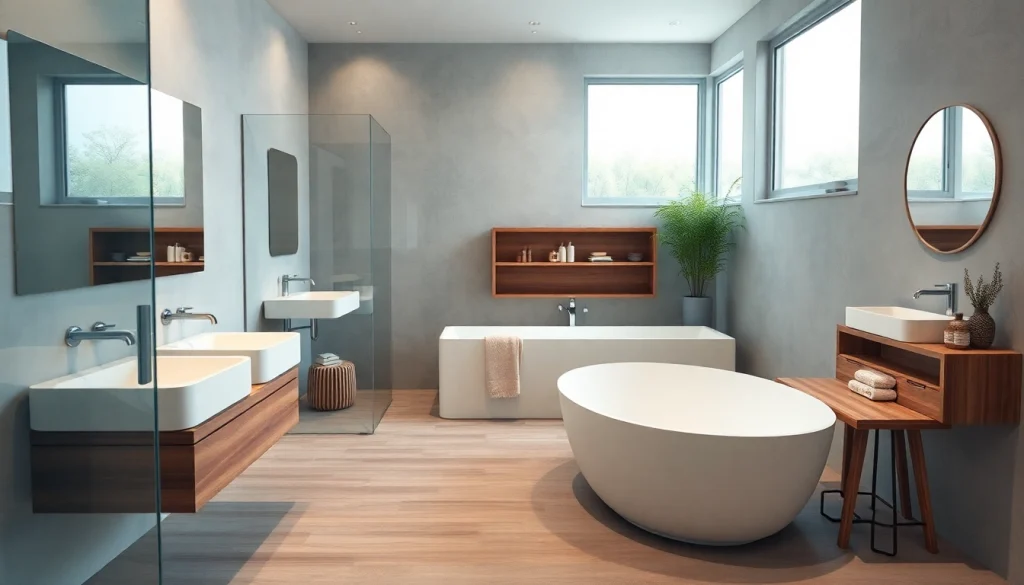 Erleben Sie die hochwertigen Badezimmerprodukte von sonni sanitär GmbH in einer modernen Badezimmergestaltung.