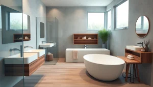 Erleben Sie die hochwertigen Badezimmerprodukte von sonni sanitär GmbH in einer modernen Badezimmergestaltung.