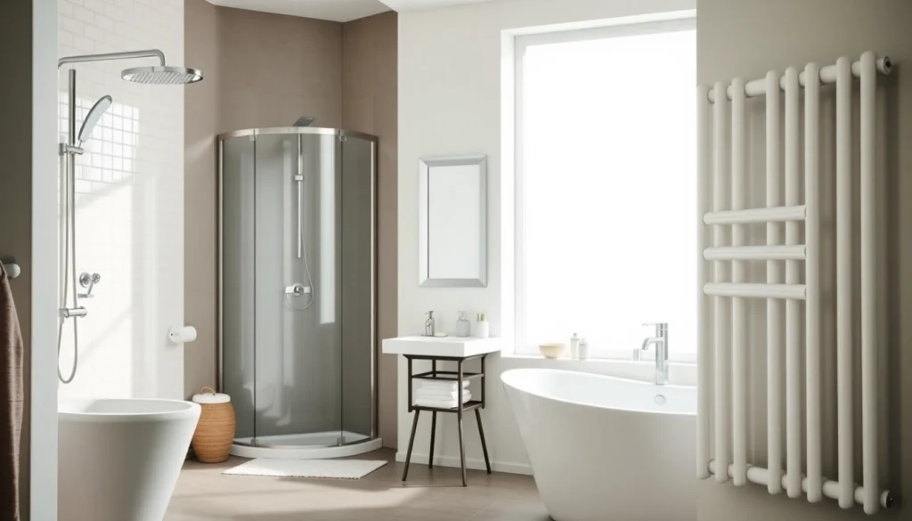 Sonni sanitär bietet elegante Badezimmerprodukte in modernem Design an.