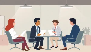 Gurgaon corporate law & HR advisory firm providing expert legal consultation in a modern setting.