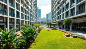 Showcasing the new tampines ec development in an inviting architectural landscape.