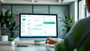 Understand What is a CRM for WhatsApp with a visual representation of a user-friendly dashboard.