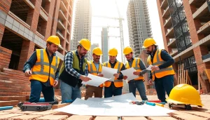 Construction apprenticeships Carolinas foster skills through teamwork on-site at a vibrant building project.