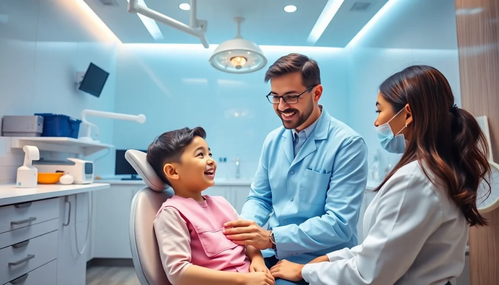 top braces dentist in kuala lumpur consulting a patient in a modern dental clinic.