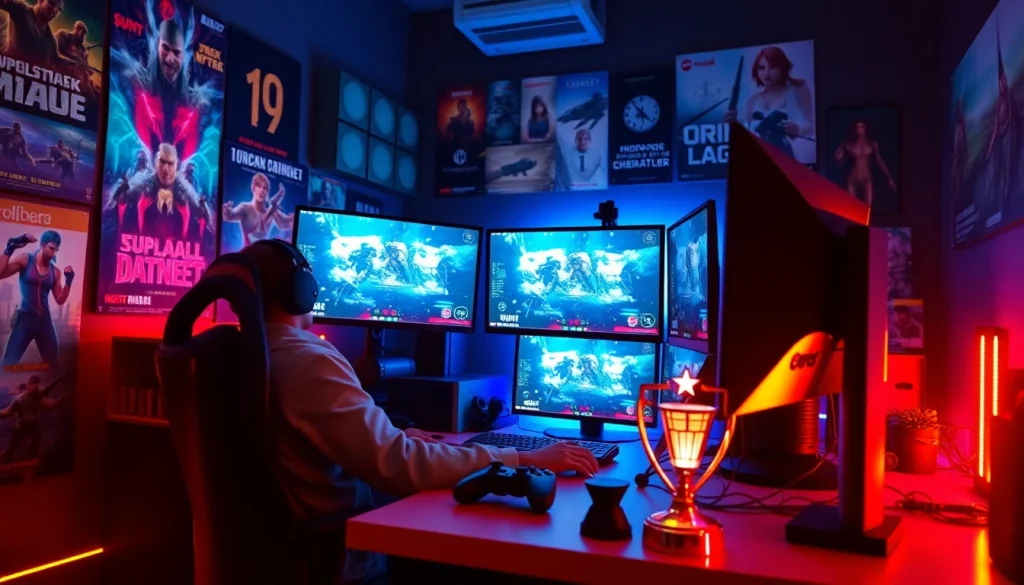 Momen petani toto dalam permainan dengan pencahayaan LED yang cerah