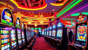 สนุกกับการเล่นสล็อต 918kiss slot ที่มีบรรยากาศคาสิโนหรูหราและผู้เล่นตื่นเต้น