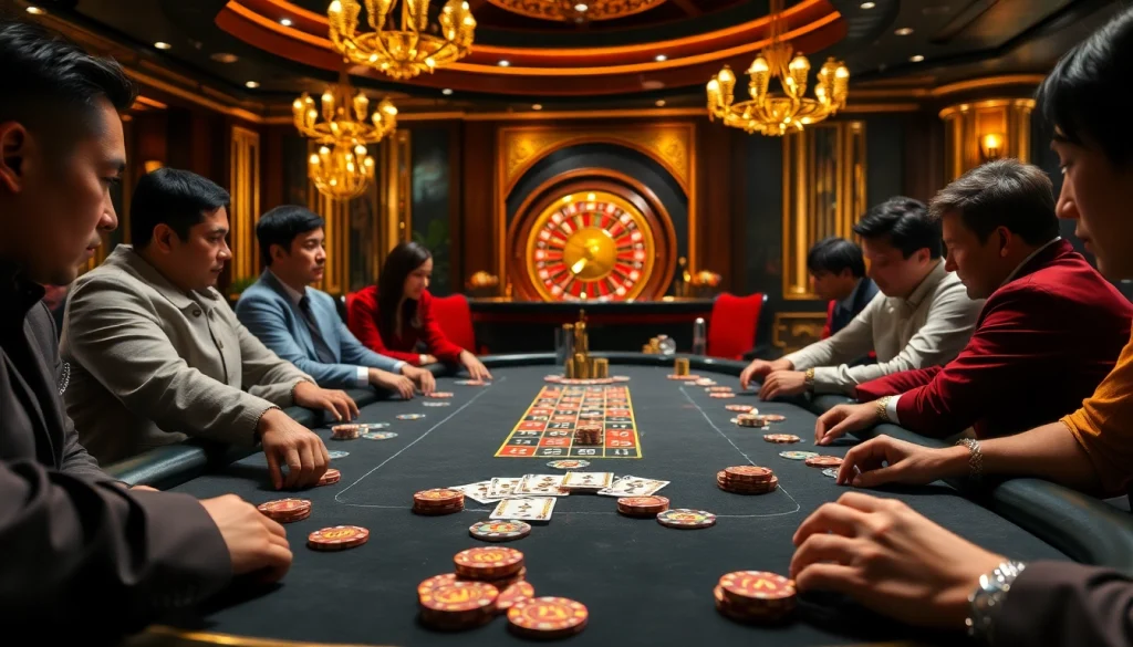 Experience thrilling poker action at 여기여's luxurious casino.