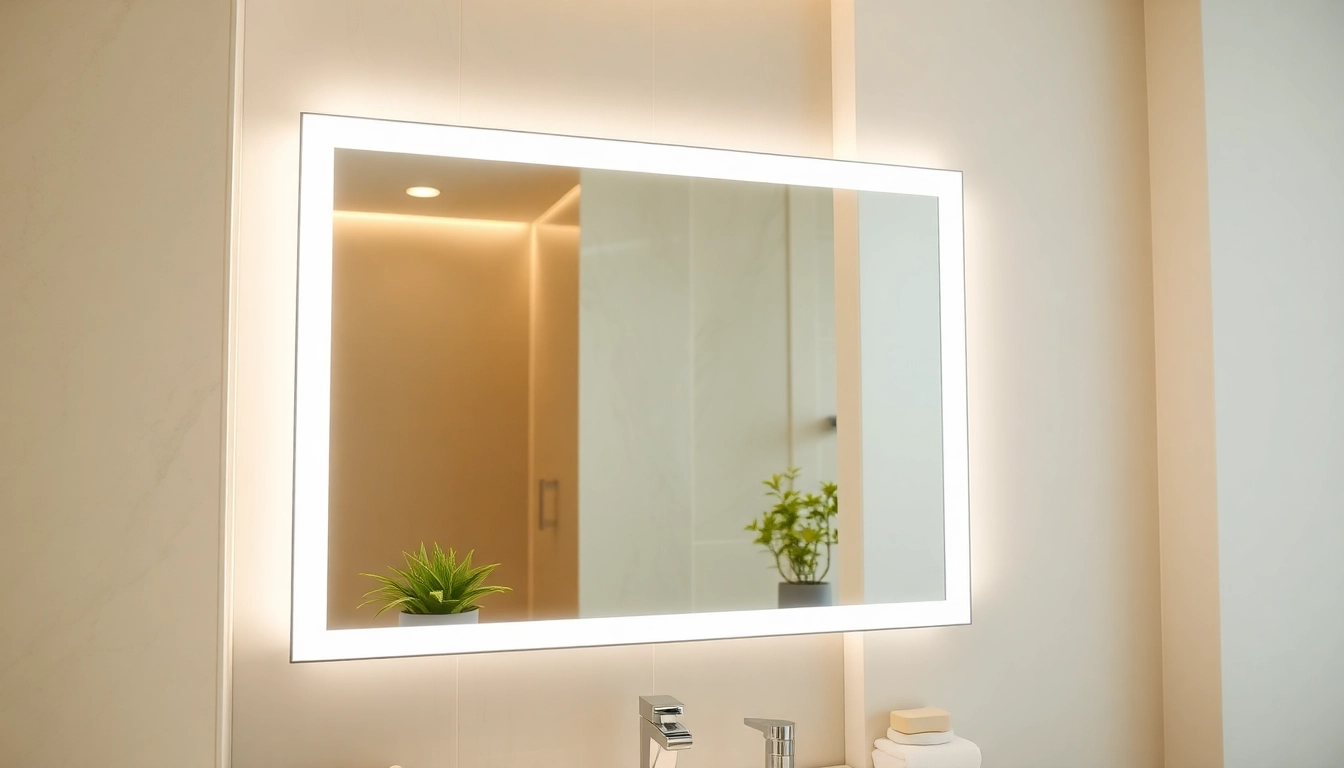 Stylish and Functional Bathroom Mirror with LED Light: Elevate Your Space