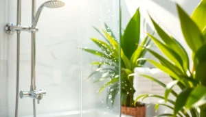 Transform your space with a sunny shower, featuring elegant fixtures and a tranquil ambiance.