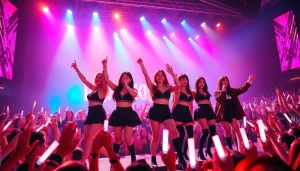 Blackpink news highlights the band's electrifying live concert experience with excited fans.
