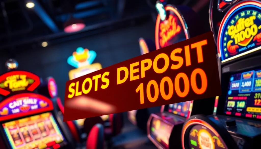 Menggoda pemain dengan slot deposit 1000 dan suasana kasino yang glamor.